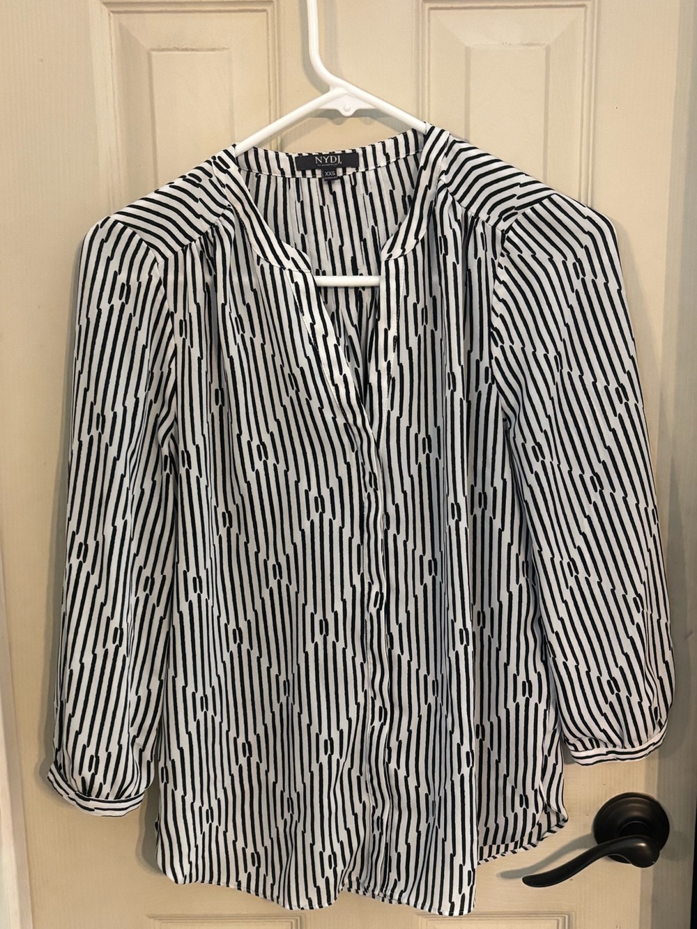 NYDJ Striped Blouse